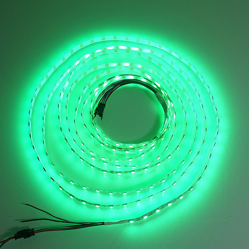 WS2812B DC5V Series Flexible LED Strip Lights, Programmable Pixel Full Color Chasing, Indoor Use, 300LEDs 16.4ft Per Reel By Sale WS2812B DC5V Series Flexible LED Strip Lights, Programmable Pixel Full Color Chasing, Indoor Use, 300LEDs 16.4ft Per Reel By Sale